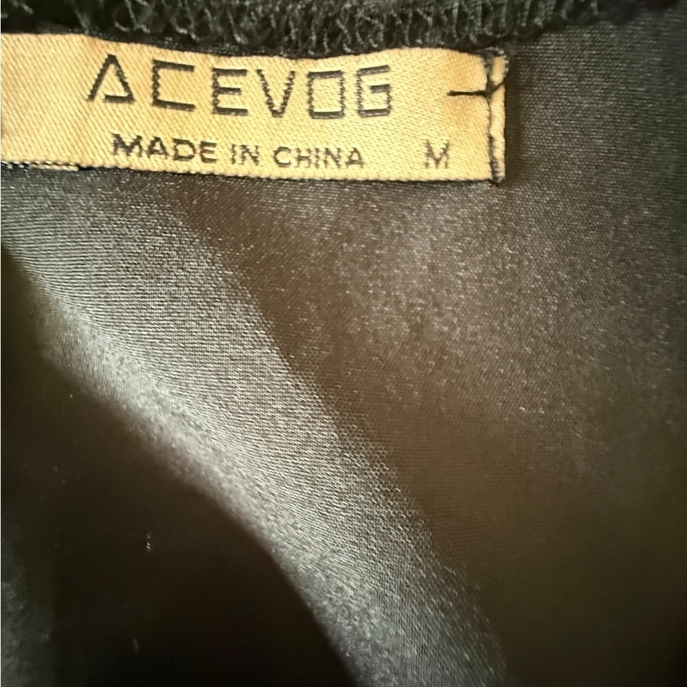 Acevog Black Sleeveless Romper - Size M - Picture 3 of 5